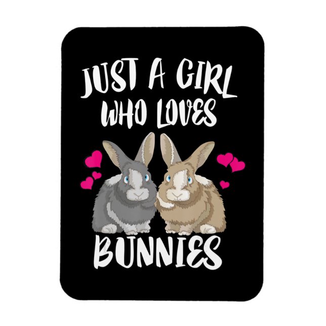Magnet Flexible Les Loves Bunnies de Just Girl | Bunny (Vertical)