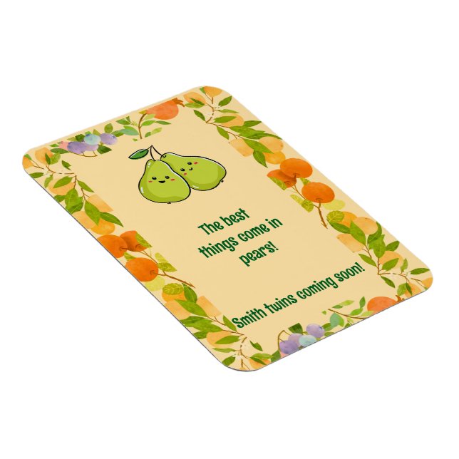 Magnet Flexible Les meilleures choses viennent dans l'annonce de p (Côté Droit)