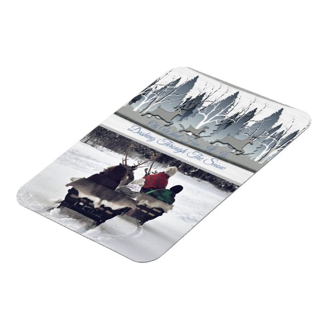 Magnet Flexible Les merveilles d'hiver Azure (Côté Gauche)