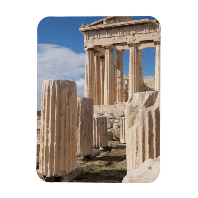 Magnet Flexible Les monuments | Acropole du Parthénon Athènes Grèc (Vertical)