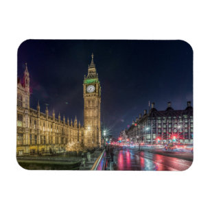 Magnet Flexible Les monuments Big Ben la nuit