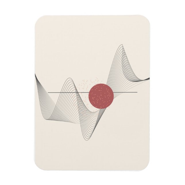 Magnet Flexible Les murs Abstraits (Vertical)