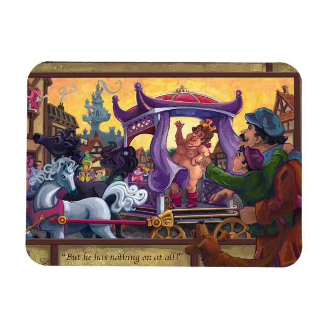 Magnet Flexible Les nouveaux vêtements de l'empereur (Horizontal)