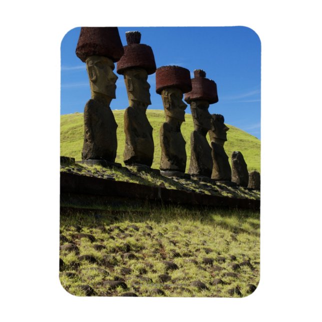 Magnet Flexible Les objets Rapa Nui, île de Pâques (Vertical)