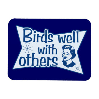 Magnet Flexible Les Oiseaux Bien Avec Les Autres