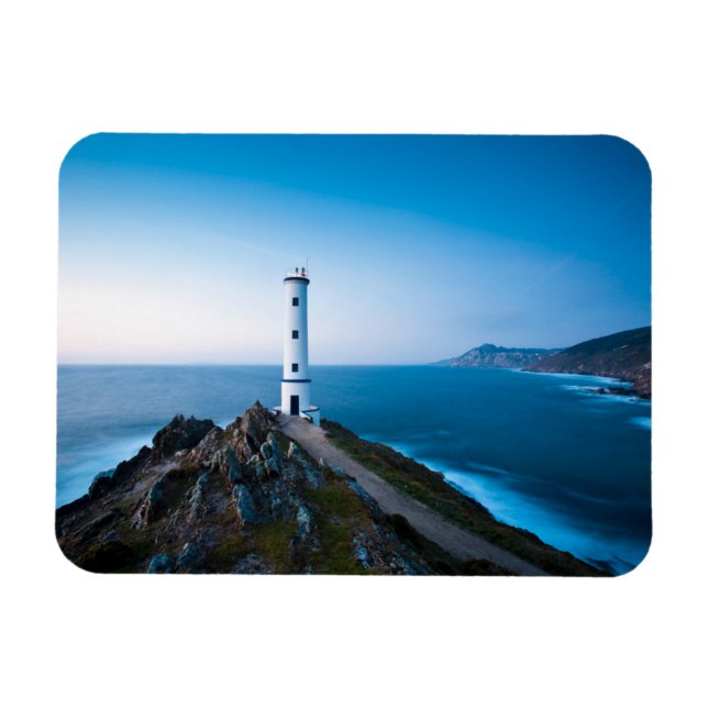 Magnet Flexible Les phares | Cabo Home Phare Cangas Espagne (Horizontal)