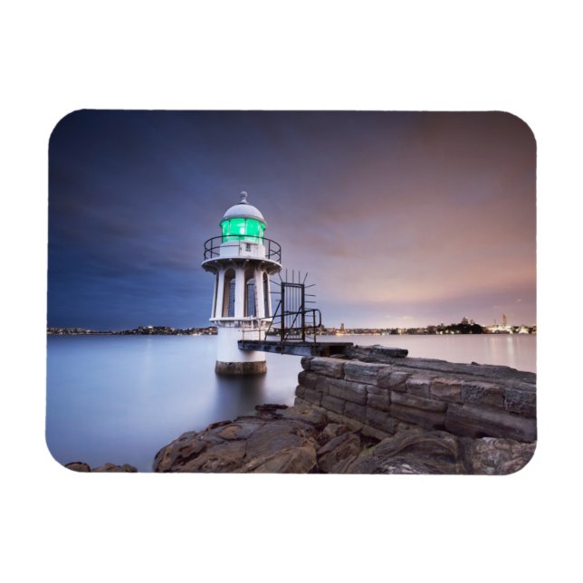 Magnet Flexible Les phares | Cremne Point Lighthouse Australie (Horizontal)