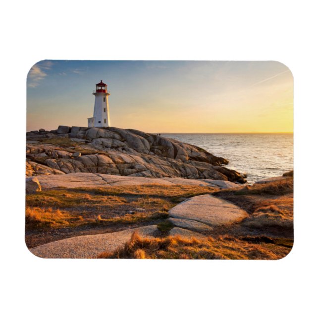 Magnet Flexible Les phares | Peggy's Cove Nouvelle-Écosse (Horizontal)