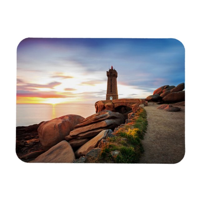 Magnet Flexible Les phares | Phare de Mean Ruz (Horizontal)