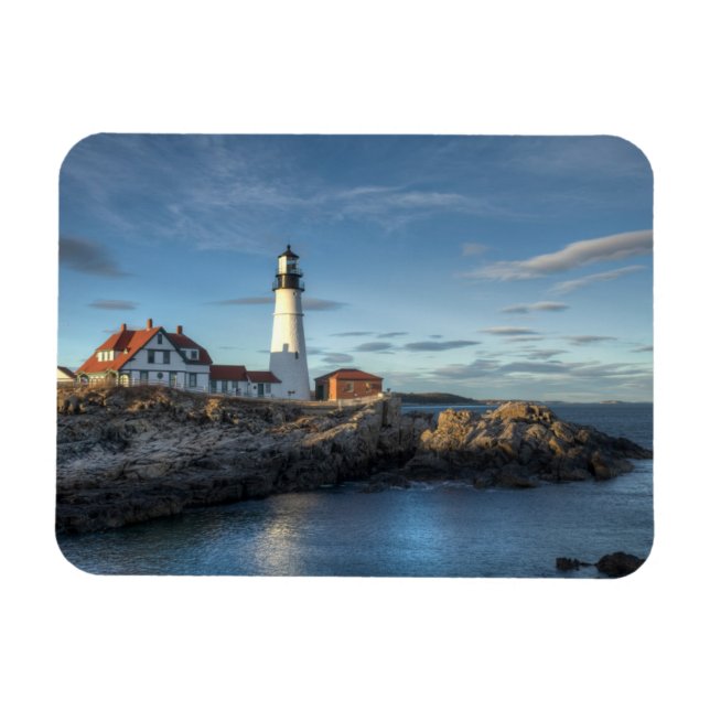 Magnet Flexible Les phares | Portland Head Light Lighthouse (Horizontal)