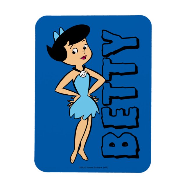 Magnet Flexible Les Pierrafeu | Betty Rubble (Vertical)