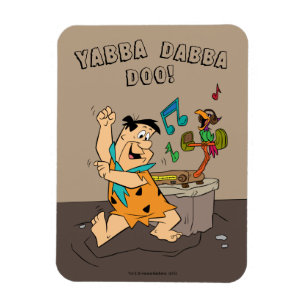 Magnet Flexible Les Pierrafeu Fred Flintstone Dancing