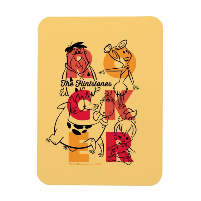 Magnet Flexible Les Pierrafeu | ROCKER (Vertical)