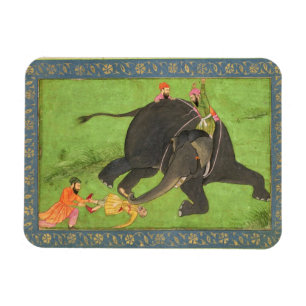 Magnet Flexible Les préposés secourent un homme tombé d'un ele