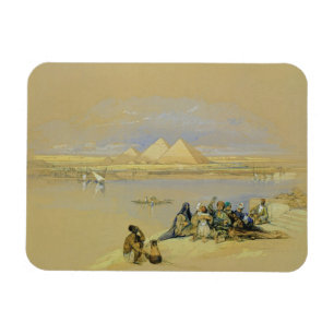 Magnet Flexible Les pyramides à Gizeh, près du Caire (la semaine