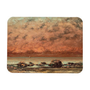 Magnet Flexible Les roches de noir chez Trouville, 1865 - 66