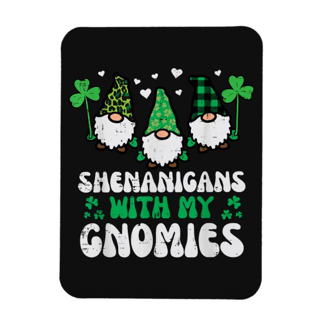 Magnet Flexible Les Shenanigans de la Saint-Patrick avec les gnome (Vertical)