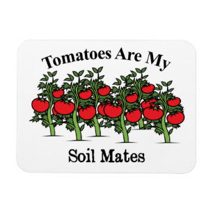 Magnet Flexible Les Tomates Drôle Sont Mes Mates De Sol