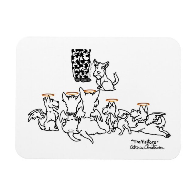 Magnet Flexible Les Visiteurs (Horizontal)