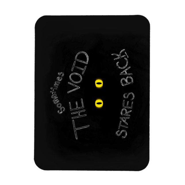 Magnet Flexible Les yeux vides de retour (Vertical)