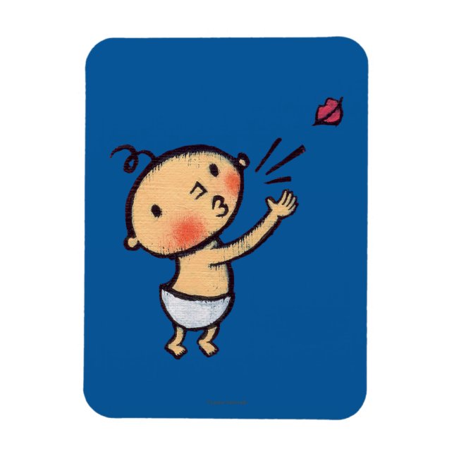 Magnet Flexible Leslie Patricelli Blow a Kiss Baby (Vertical)