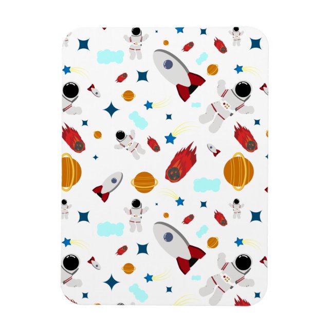 Magnet Flexible L'espace extra-atmosphérique pour enfants et Motif (Vertical)
