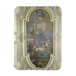 Magnet Flexible L'établissement du chapelet par St Dominic (fres