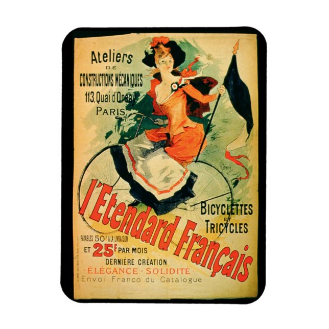 Magnet Flexible 'L'étalon français', affiche annonçant le 'Mate' (Vertical)