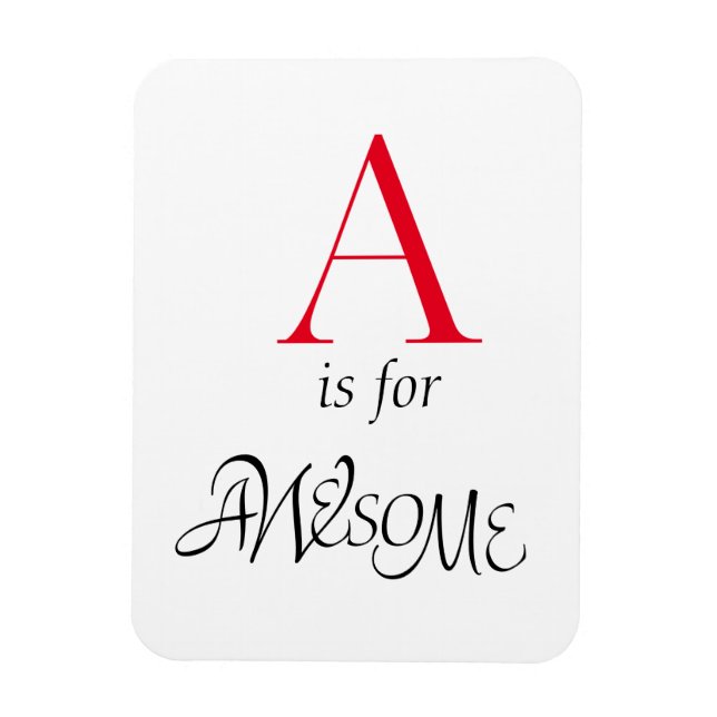 Magnet Flexible LETTRE Alphabet Havander A Aimant Flexible (Vertical)