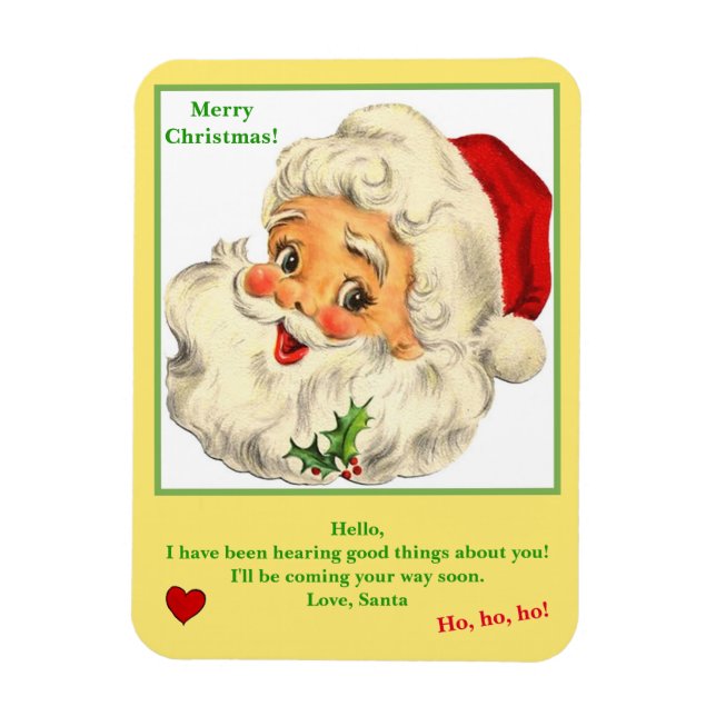 Magnet Flexible Lettre de Père Noël Keepsaké (Vertical)
