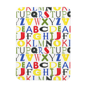 Magnet Flexible Lettres de couleur vive de Megan Meagher
