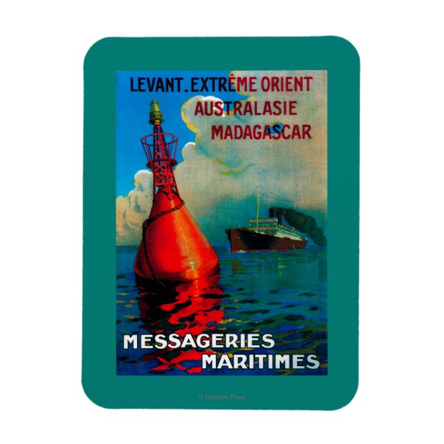 Magnet Flexible Levant Extrême Orient Vintage PosterEurope (Vertical)