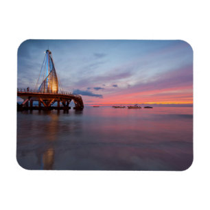 Magnet Flexible Lever de la lune et coucher du soleil