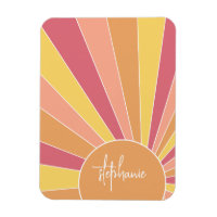 Lever de soleil à bande rétro - pastel rainbow scr