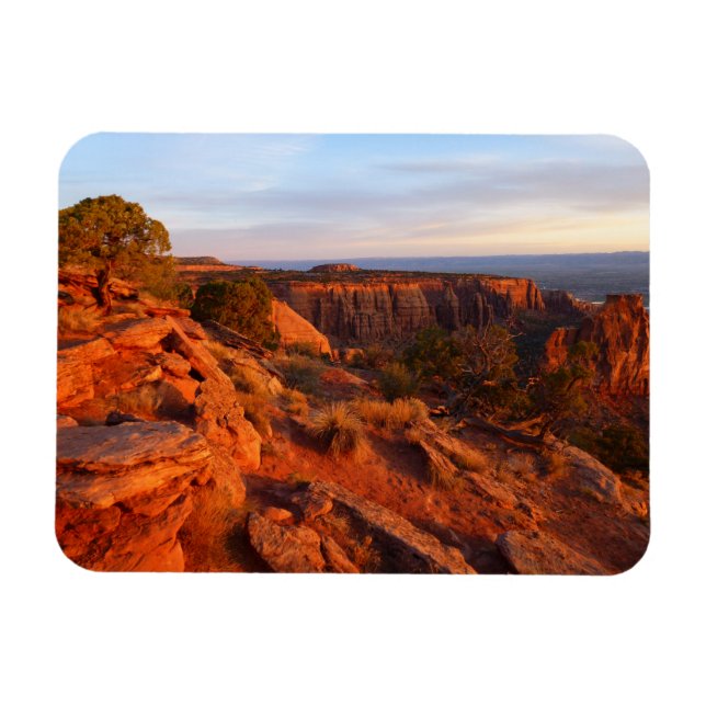 Magnet Flexible Lever de soleil sur le sentier Grand View au monum (Horizontal)