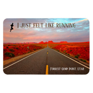 Magnet Flexible Lever du soleil à Forrest Gump Point