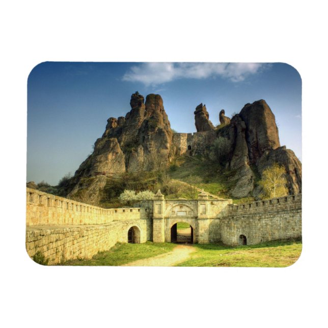 Magnet Flexible L'histoire bulgare vue Belogradchik Rocks Balkans (Horizontal)