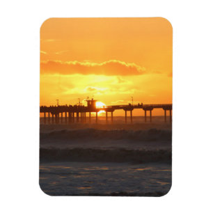 Magnet Flexible L'homologue californien au coucher du soleil