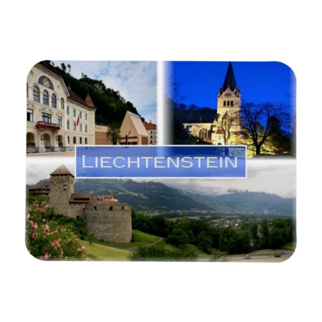 Magnet Flexible LI Liechtenstein - Vaduz - Parlement (Horizontal)
