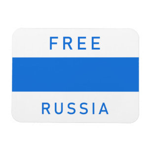 Magnet Flexible Libérez le nouveau drapeau russe