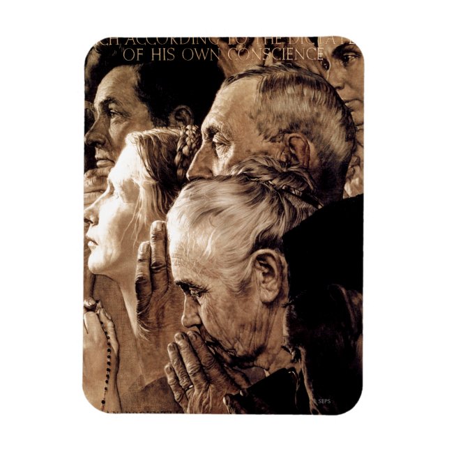 Magnet Flexible Liberté de culte (Vertical)