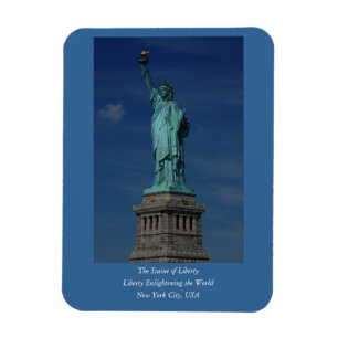 Magnet Flexible Liberté éclairant le monde - statue de la liberté
