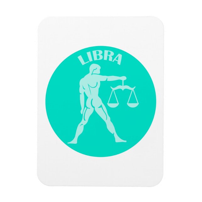 Magnet Flexible Libra, Zodiac Sign, Horoscope, Astrology (Vertical)