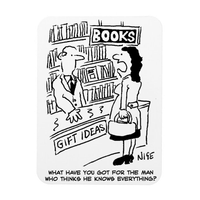 Magnet Flexible Librairie dans une librairie avec le client (Vertical)