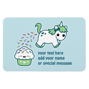 Magnet Flexible Licorne verte de Pooping