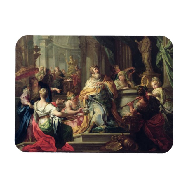 Magnet Flexible L'idolâtisation de Salomon, c.1735 (huile sur toil (Horizontal)