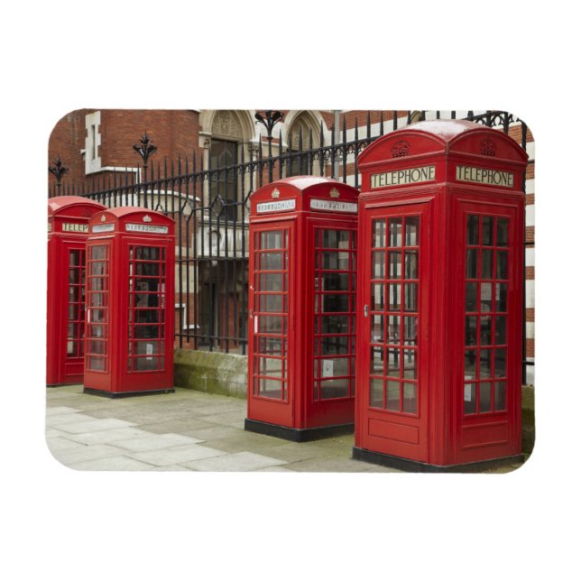 Magnet Flexible Ligne de boîtes téléphoniques à l'arrière du Royal (Horizontal)