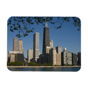 Magnet Flexible Ligne d'horizon de Chicago et lac Michigan, lac Sh
