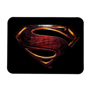 Magnet Flexible Ligue de Justice   Symbole de superman métallique