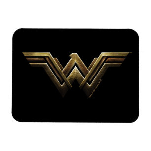 Magnet Flexible Ligue de Justice Symbole métallurgique Wonder Wo